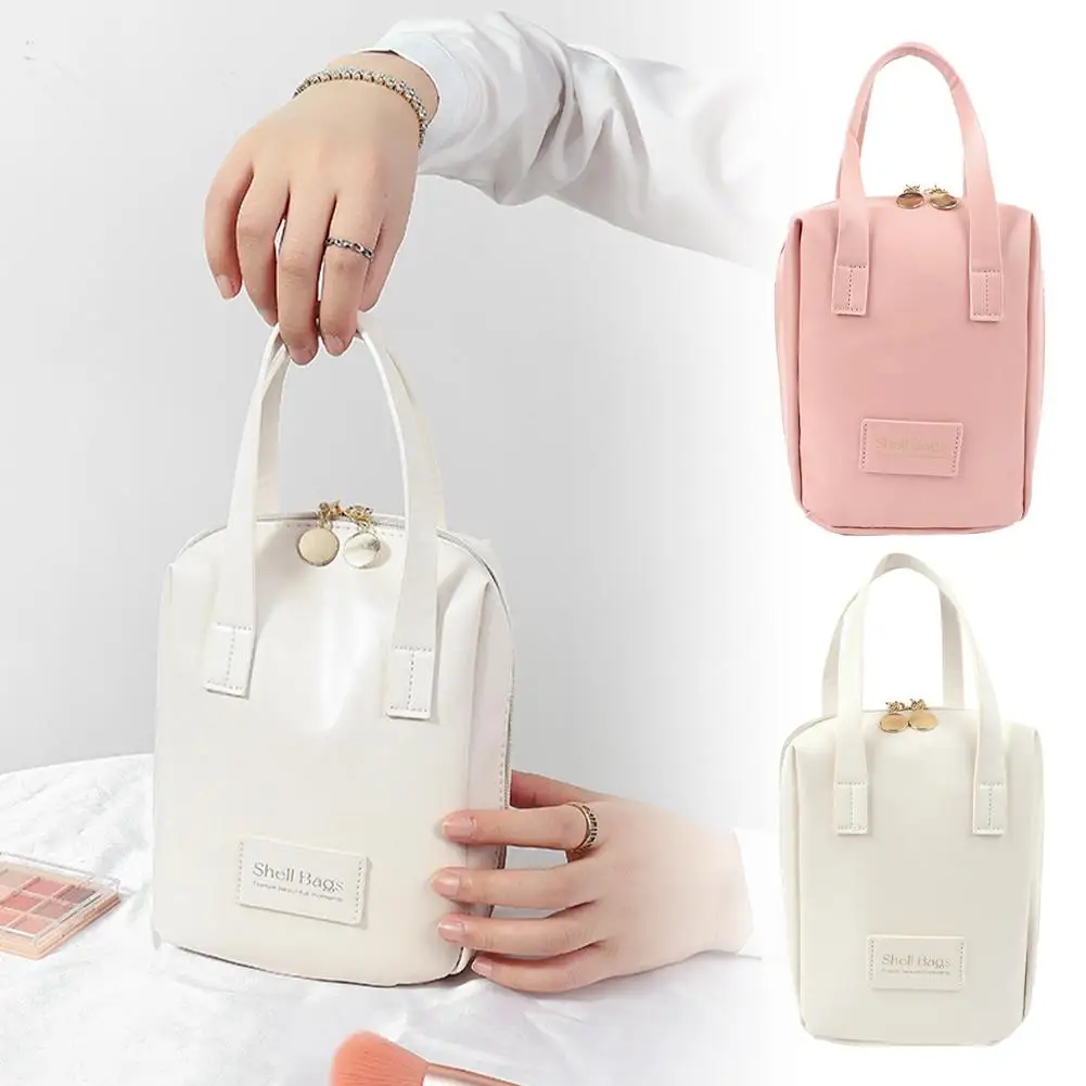 

Large Capacity Waterproof Handheld Cosmetic Organizer Pouch Bag Bag Portable Bag Toiletry Wash Makeup Daily Bag Travel Skin X1V2