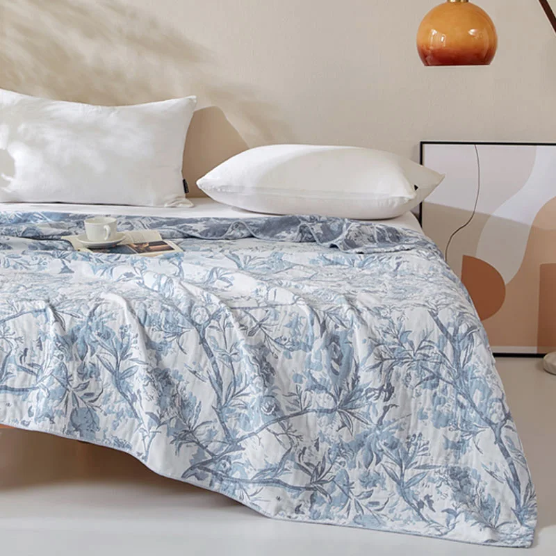 Марлевое одеяло ANGPU, хлопок, 150x200 см / 200x230 см