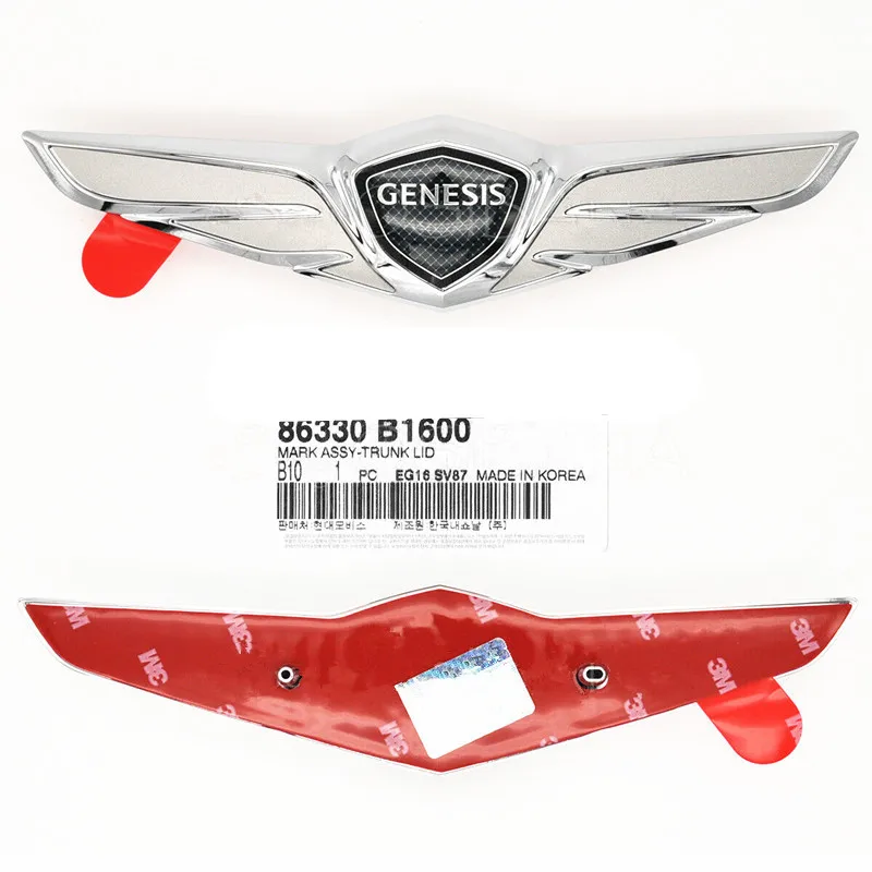 

OEM 86330-B1600 86330B1600 86330 B1600 Genesis G80 Trunk Wing Emblem For Hyundai Genesis G80 2017 2018+