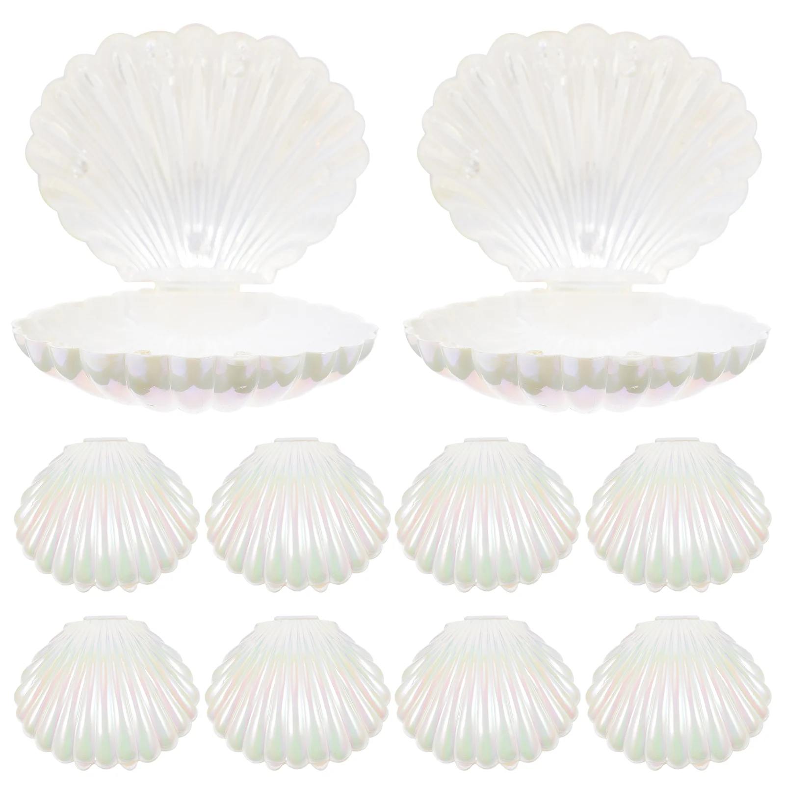 

Sea Shells Candy Boxes Seashell Containers Plastic Chocolate Box Creative Jewelry Holder Party Treat Boxes Wedding Birthday
