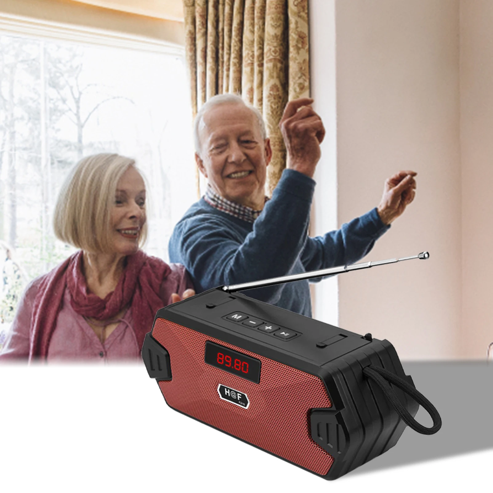 

Wireless Radio FM Speaker Portable Weather Radio Noaa Weather Alert Portable Radio For Outdoor Hurricanes