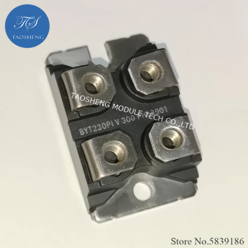 2 шт., оригинальный модуль BYT230PIV300 BYT230PIV400 BYT230PIV600 BYT230PIV800 BYT230PIV1000 SOT-227, выпрямительные диоды