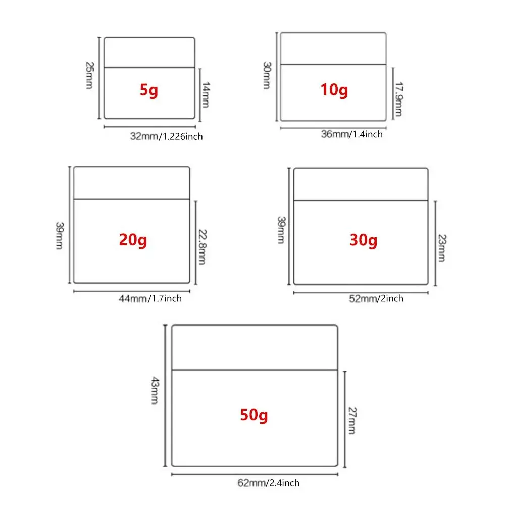 Многоразовые бутылки Бутылки с кремом для лица Пустые тени век Косметические