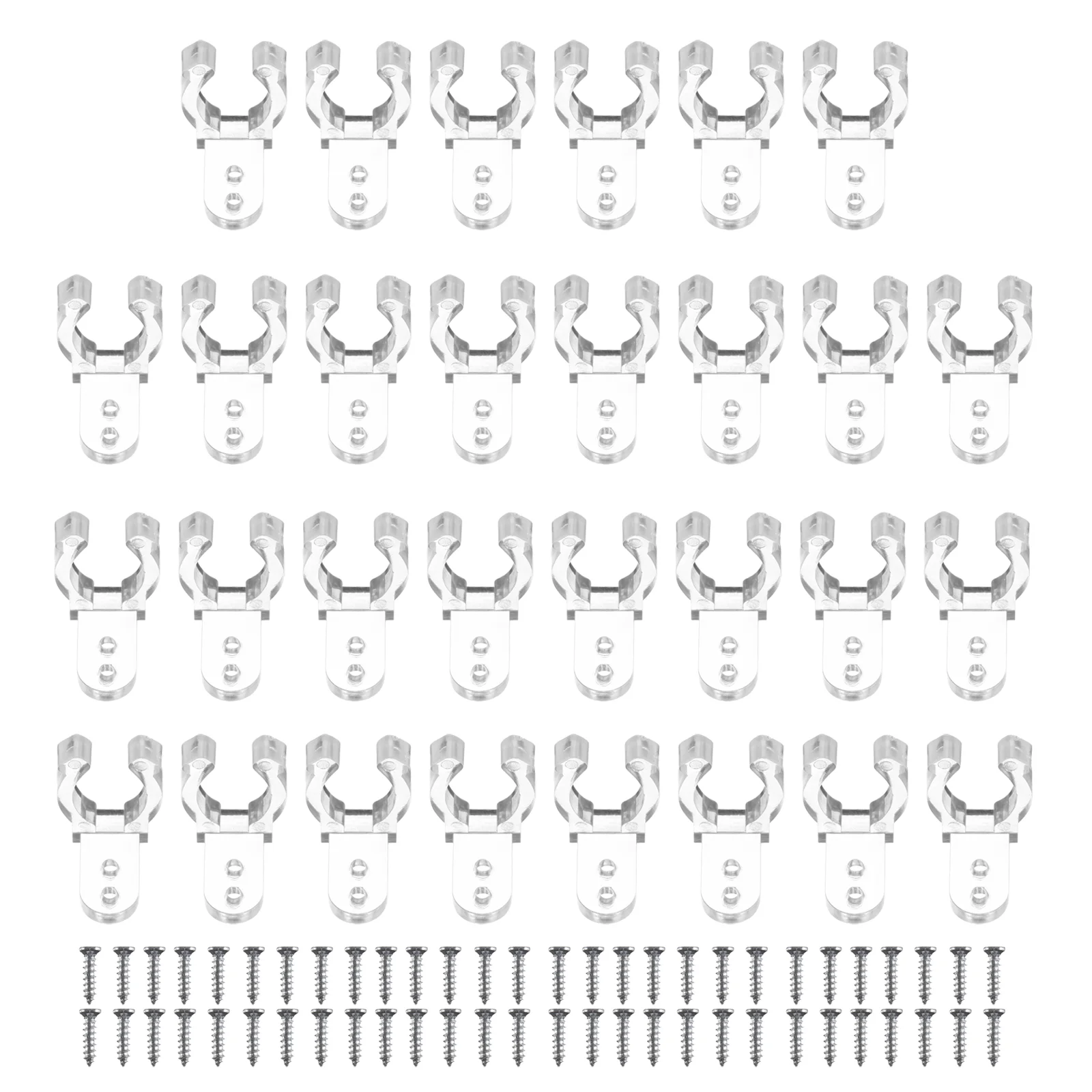 

Light Clips Strip Led Rope Holder Hook Clip Decor Partyorganizer Line Wire Gutter Fix Clamps Mounting Fixingwall Cord Brackets