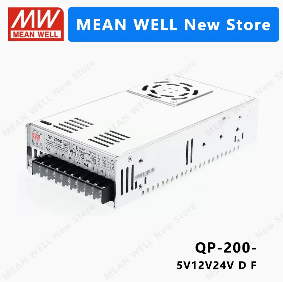 MEAN WELL QP-200 QP-200D QP-200F Блок питания MEANWELL QP 200 Вт