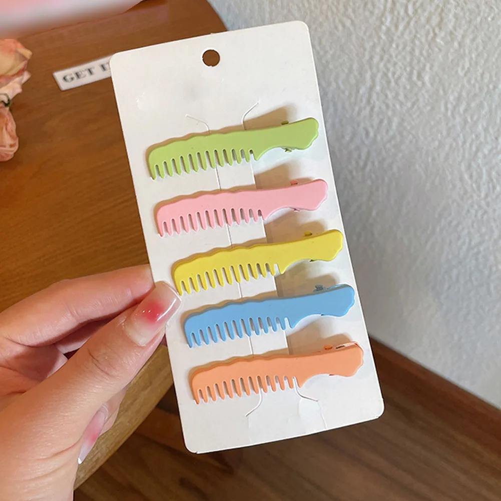 

Маленькая заколка-гребень карамельных цветов, милая заколка для челки для девушек, боковой зажим для волос, красная сетчатая заколка для во...