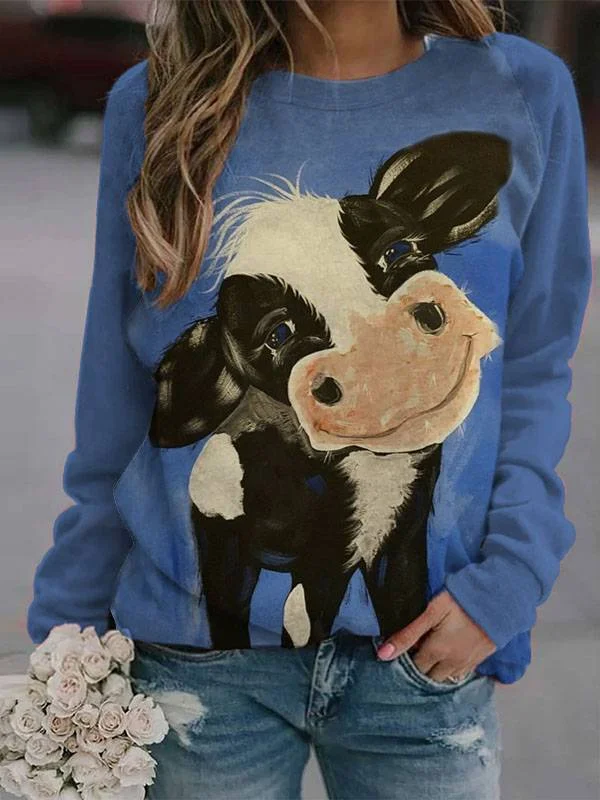 

2022New Fashion Kawaii Calf Bird Christmas Floral 3d Casual Print Ladies Hoodie Street Pullover Plus Size Girls Sportswear