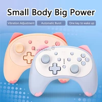dropshipping cartoon kitten wake up voice wireless controller headset support compatible nintendo switchswitch liteswitch oled