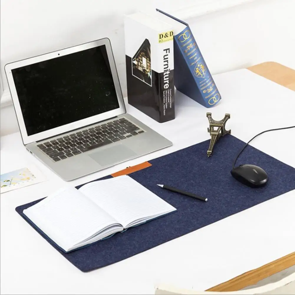 Коврик для мыши с шелковистым покрытием без запаха ультратонкий однотонный