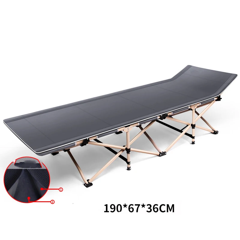 

Folding Sheets People Lunch Bed Folding Bed Office Nap Folding Outdoor Bed Portable Reinforcement Widening