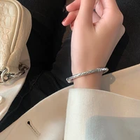 fmily minimalist geometric grid bracelet s925 sterling silver new fashion all match niche design jewelry for girlfriend gifts