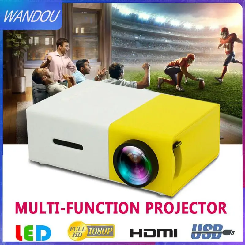 

Cute Home Media Player Yg300 Set Top Box Multicompatible Energy Saving Video Projetor Home Theater Portable Mini Projector