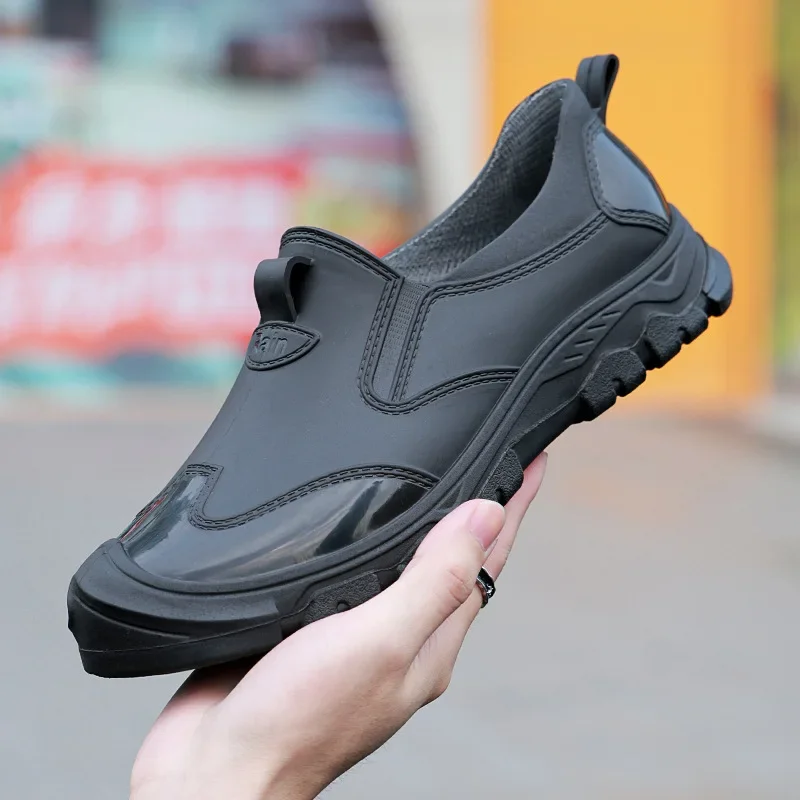 Мужские непромокаемые ботинки уличная повседневная мужская обувь до щиколотки