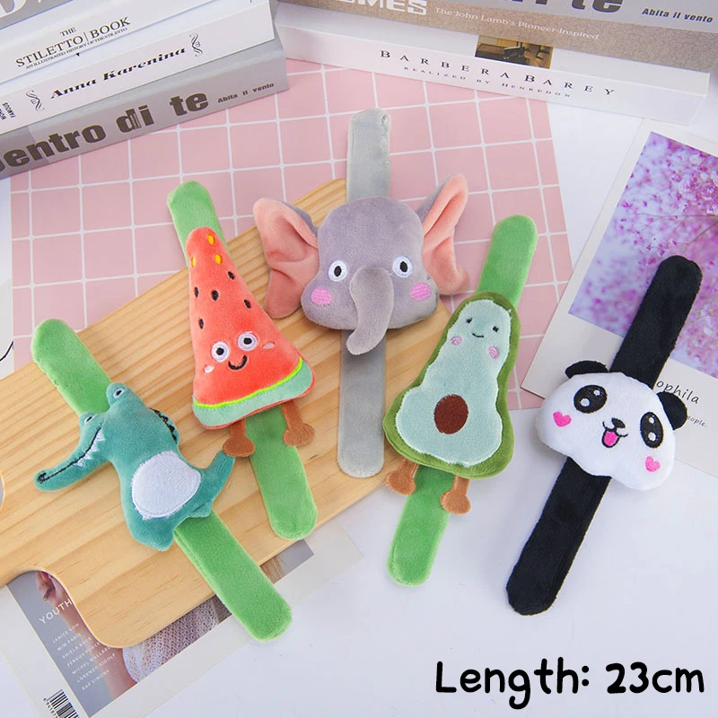 

Innovative Plush Wristband Bracelet Cartoon Super Soft Pop Circle Cute 3D Doll Toy Holiday Dress Up Children's Gift