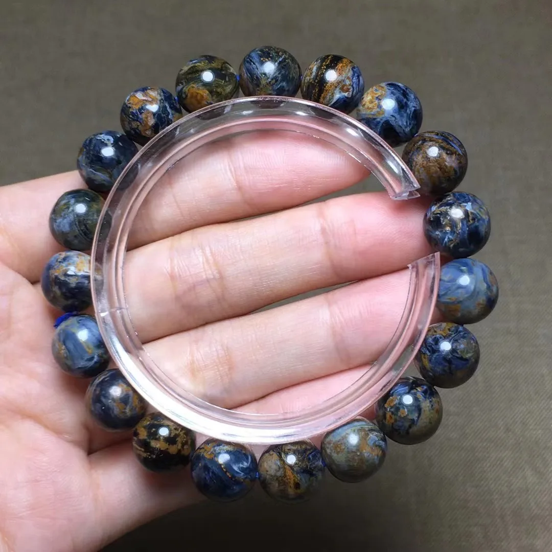 

10mm Natural Blue Pietersite Bracelet Women Men Wealth Love Gift Round Beads Crystal Stone Namibia Energy Gemstone Jewelry AAAAA