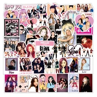 103050pcs kpop korea singer black pink stickers for phone guitar skateboard laptop notebook stationery sticker girls toy gifts