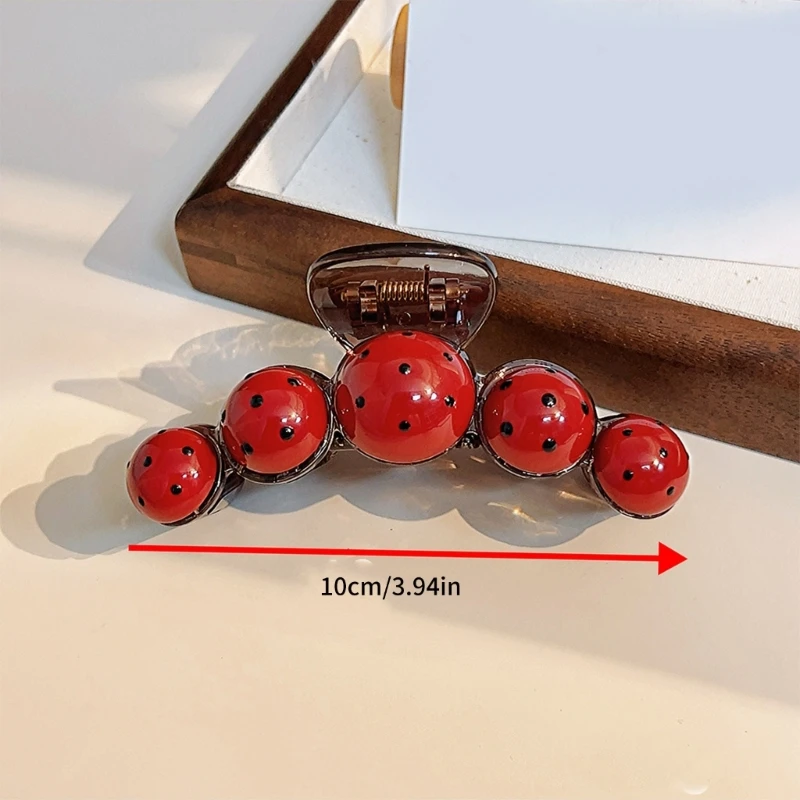 Уникальная заколка для волос большая украшение милая с