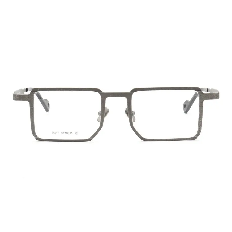 

Classic Square Unique Italy Style Ultralight Optical Eyewear Pure Titanium Reading Prescription Glasses For Men Eyeglass Frames