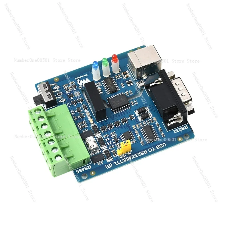 FT232RNL/CH343G Последовательный преобразователь USB в RS232/485/TTL промышленного класса с