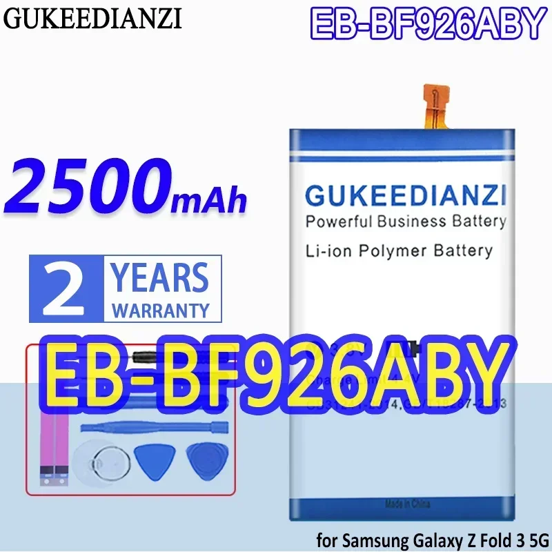 Аккумулятор GUKEEDIANZI большой емкости EB-BF926ABY EB-BF927ABY 2500 мАч/2700 мАч для Samsung Galaxy Z Fold 3 Fold3