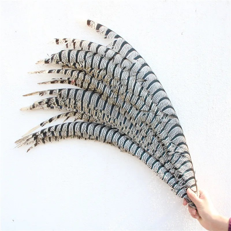 

10-100Pcs/Lot Natural Lady Amherst Pheasant Feathers 80-90CM 32-36inch jewelry Wedding Decorations plume