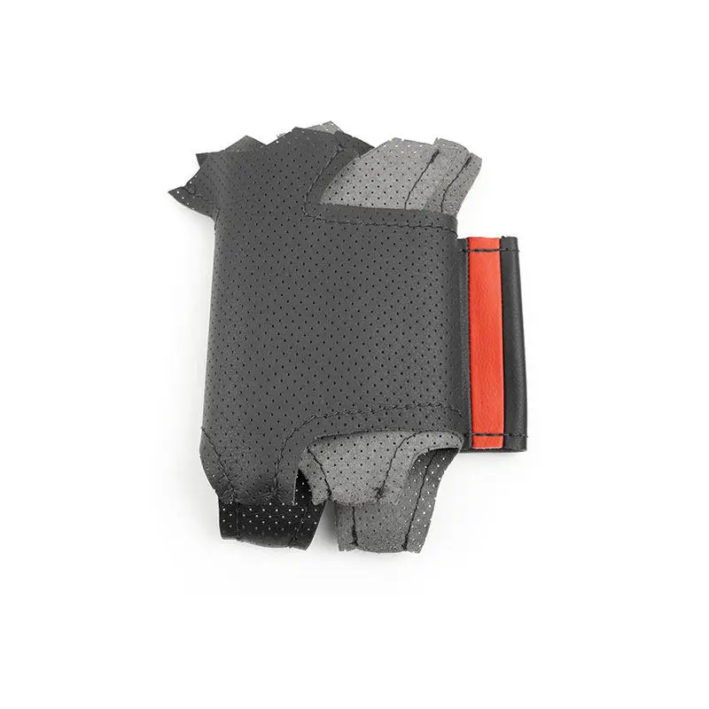 

Чехол на руль автомобиля с ручной оплеткой для Mercedes Benz C-Class W202 CL-Class C140 E-Class W210, мягкая перфорированная кожа из микрофибры