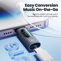 Переходник type-C (мама)  lightning (папа) с цифровым экранчиком#1