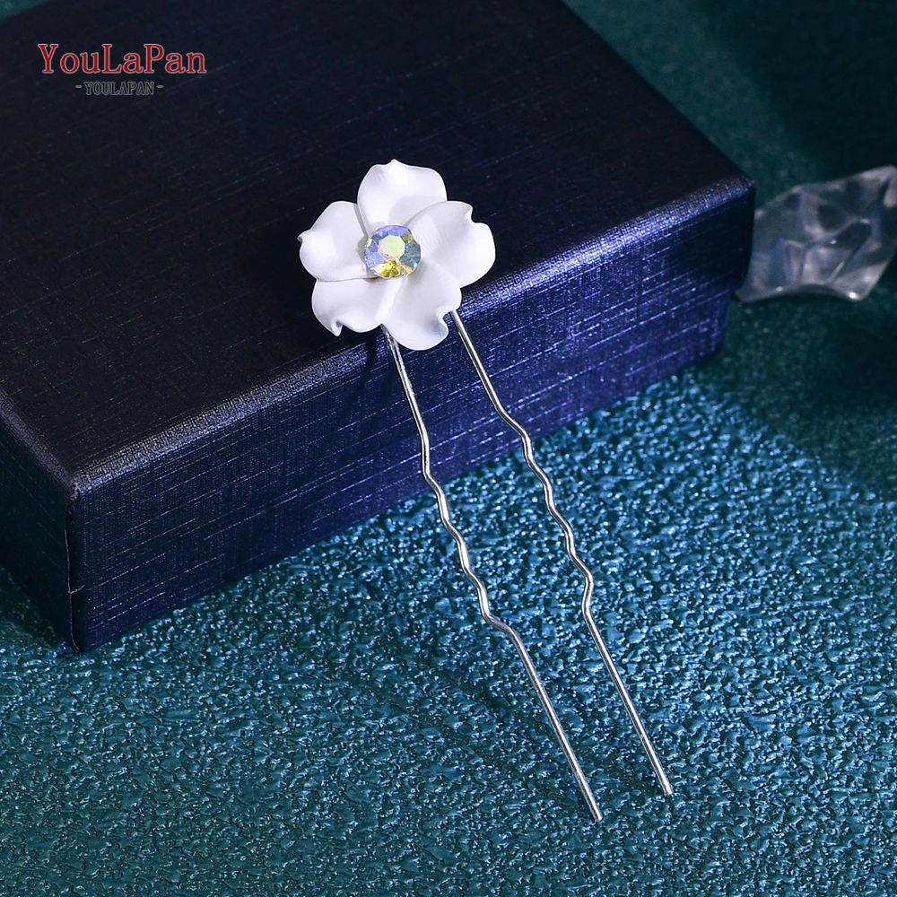 U-образные зажимы YouLaPan серебристого цвета аксессуары для волос невесты женские