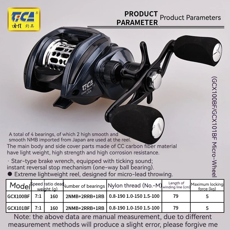 Высокоскоростная катушка для морской рыбалки с 4 осями из углеродного волокна