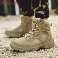 2022 mens military boots ankle boot tactical boots men shoes safety shoes special force army boots motorcycle shoes zapatos 48