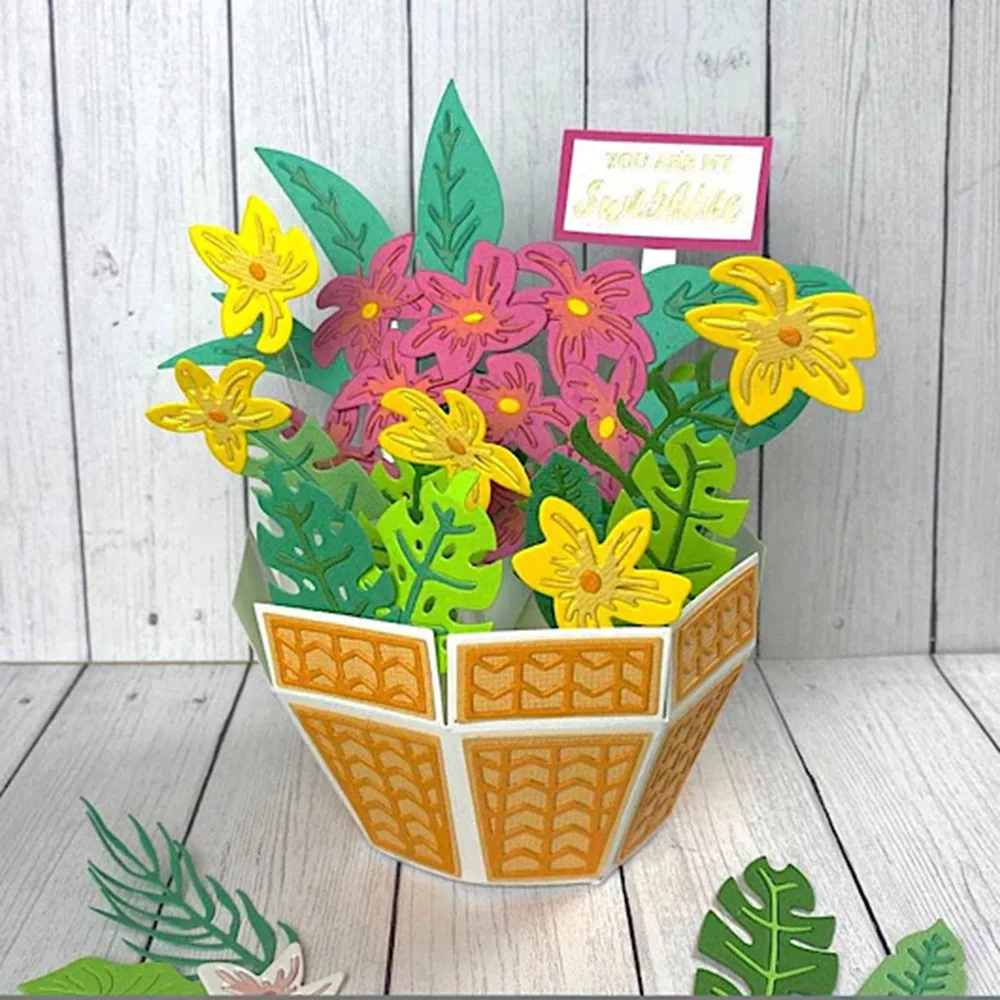 

3D flowers New Dies Metal Cutting Dies Stencils Scrapbooking Embossing DIY Crafts Paper Cards Album Decor Metal Dies Cut Die