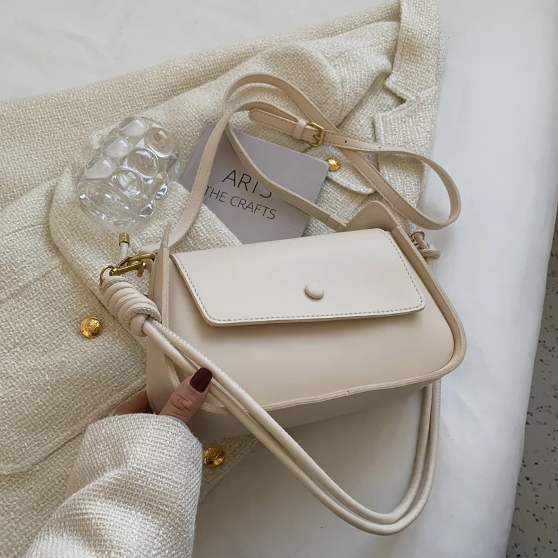 2022 New Fashion PU Leather Crossbody Sling Bags Women's Designer Handbag Luxury Brand Underarm Shoulder Side Bag Ladies