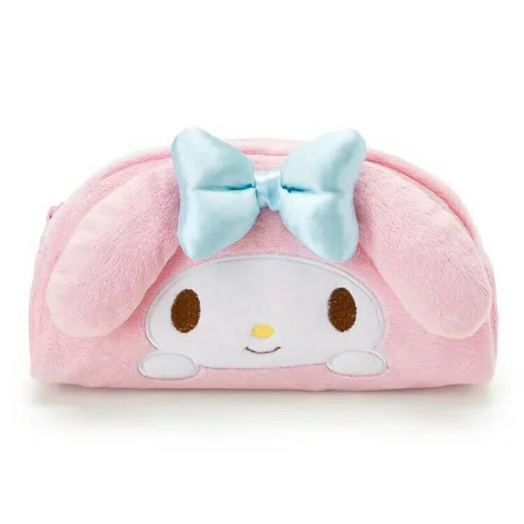 Cartoon Plush Pencil Bag Storage Bag Cinnamoroll Babycinnamoroll Cosmetic Bag Storage Portable  purse