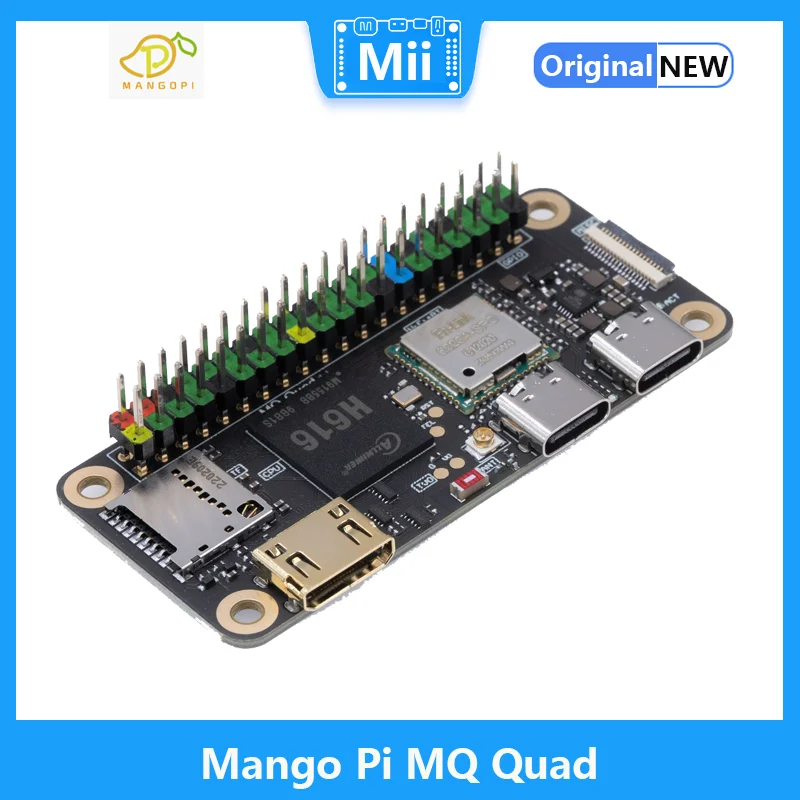 Модуль Mangopi MQ-Quad MCore H616 4xA53 до 1,5 ГГц 1 Гб DRAM