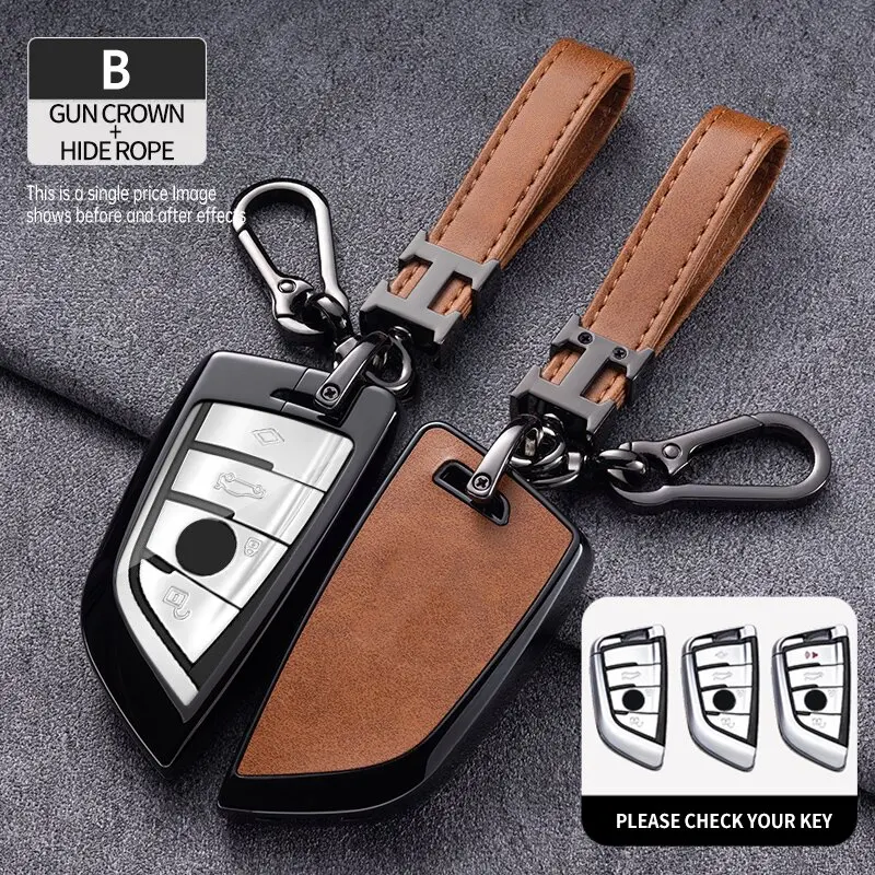 

Suitable for BMW X1 x3 x4 x5 f15 x6f16 G307 series G11 F48 f39520525g20118i 218i 320i metal car key case protection kit