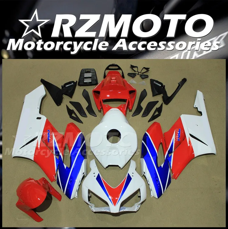 

4Gifts Injection Mold New ABS Motorcycle Fairings Kit Fit For HONDA CBR1000RR 2004 2005 04 05 Bodywork Set Red Blue FR