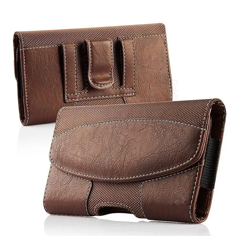 

Flip Phone Pouch Leather Case For Tecno Camon 20 Pro 19 Neo Belt Clip Waist Bag For Camon 19 18T 17P 16S 15 12 11 20 Pro Fundas