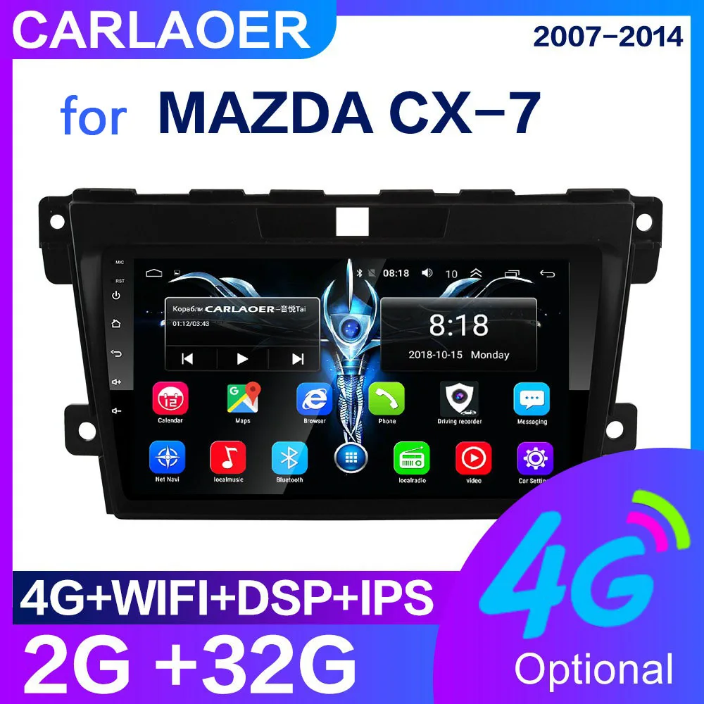 

Мультимедийный плеер для 2007 2008 2009 2010 2011-2014 MAZDA CX-7 cx7 cx 7 GPS Navi 2din Android 10 видеомагнитола WiFi