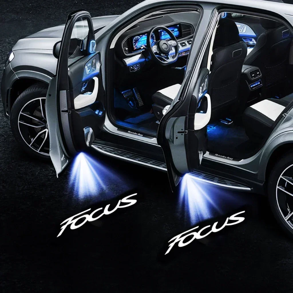 Светодиодный дверной светильник проектор с логотипом Ghost Shadow Lamps для FOCUS ST FORD FIESTA