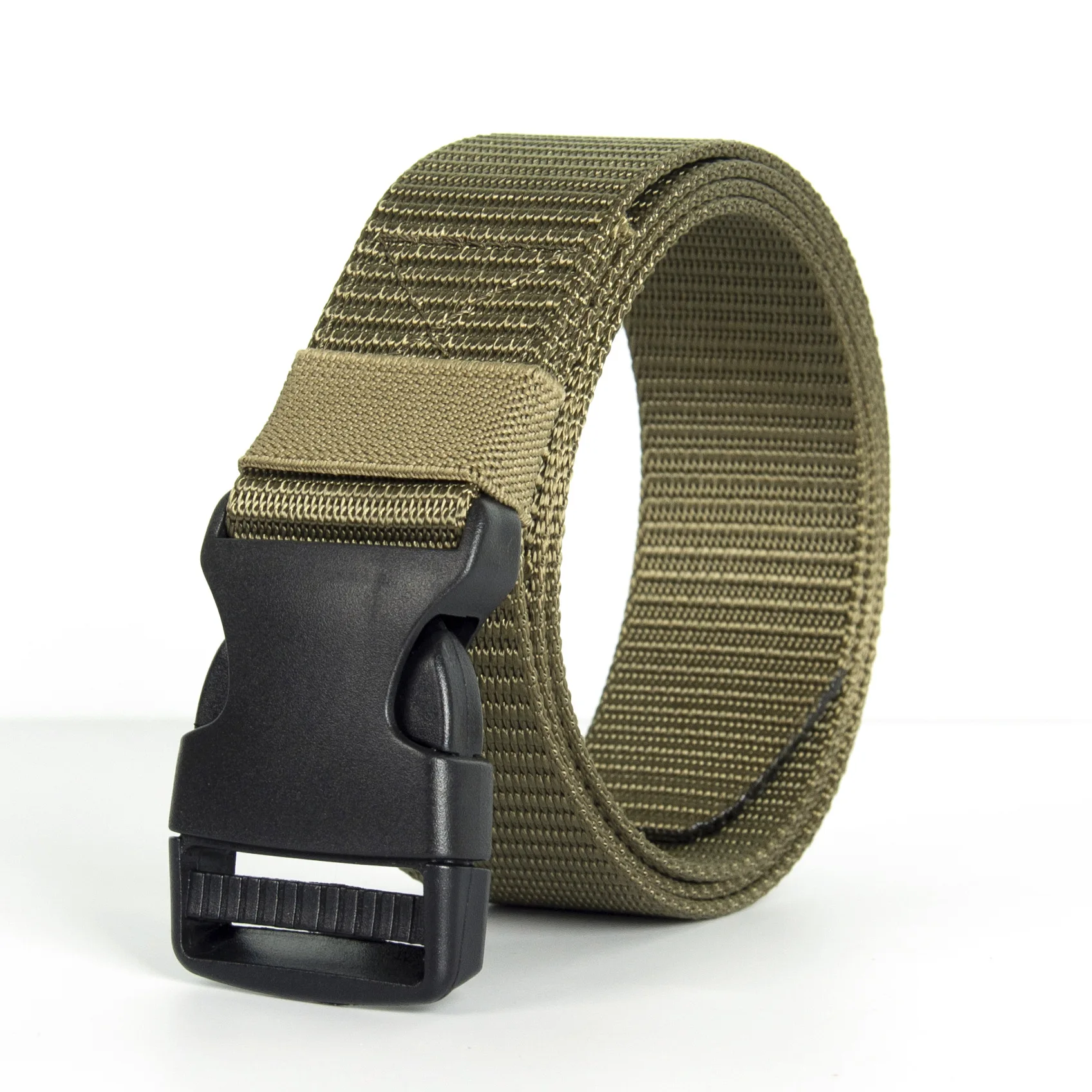 

Мужской ремень, удобная застежка, Многофункциональный нейлоновый холщовый тактический ремень, пластиковая вставка, пряжка для предотвраще...