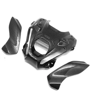 for yamaha mt09 2021 2022 motorcycle accessories hydro dipped carbon fiber finish front nose headlight cover fairing cowl