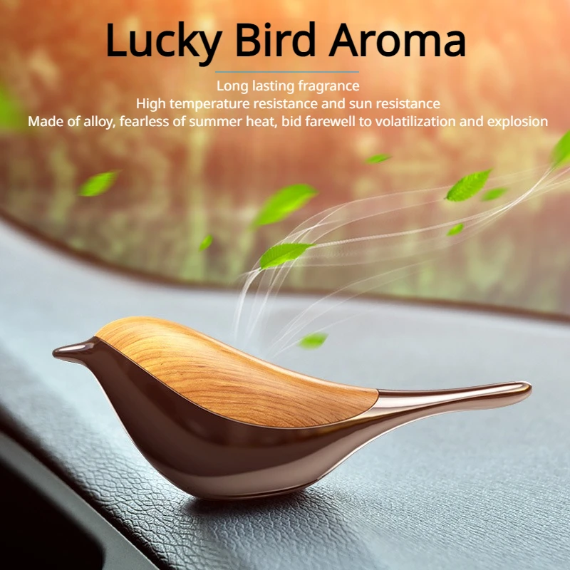 

Car Air Freshener Aromatherapy Lucky Bird Diffuser Solid Lasting Perfume For Auto Interior Decoration Air Purification Pendant