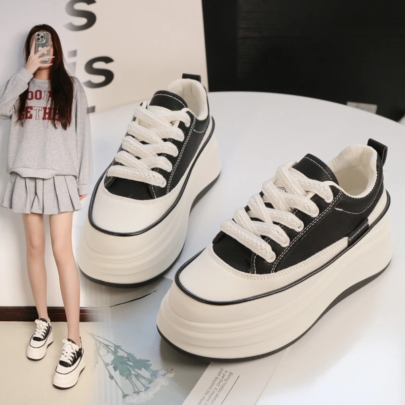 Женская обувь весна 2024 новые маленькие белые туфли уличные для студенток