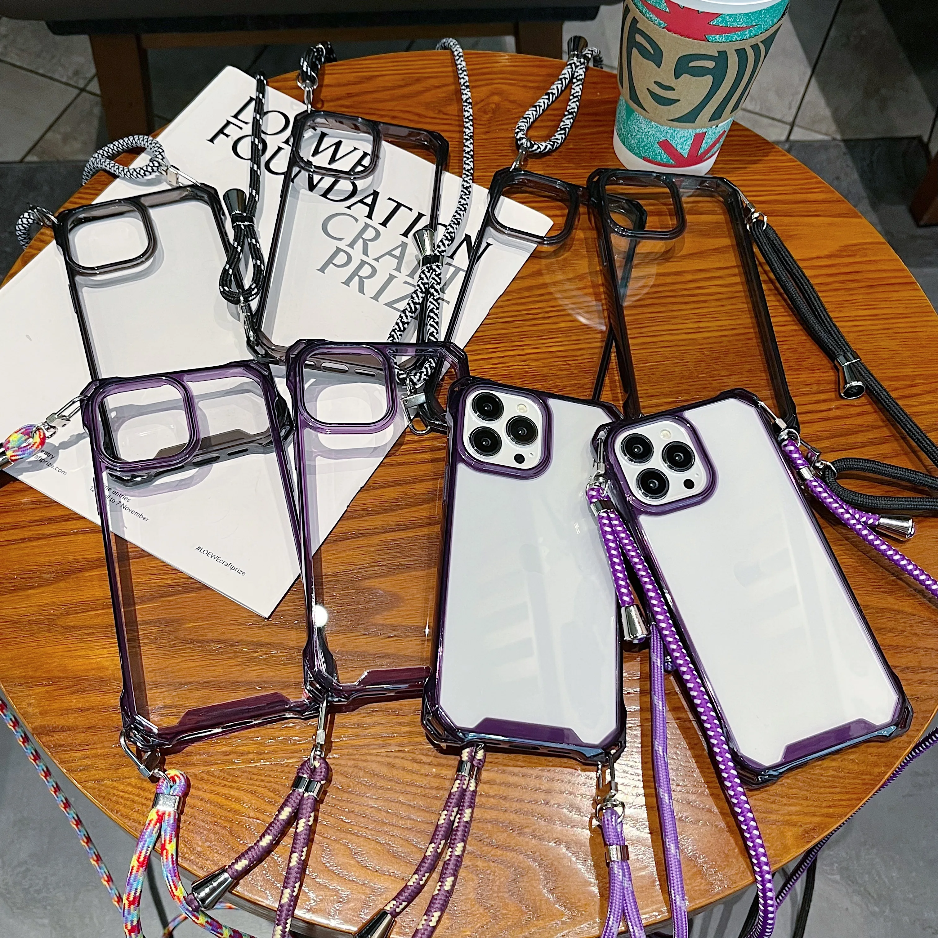 Чехол с ремешком через плечо для iPhone 15 14 13 Pro MAX 12ProMax 11 XSMAX XR XS 8 7 Plus SE 2020 мягкий