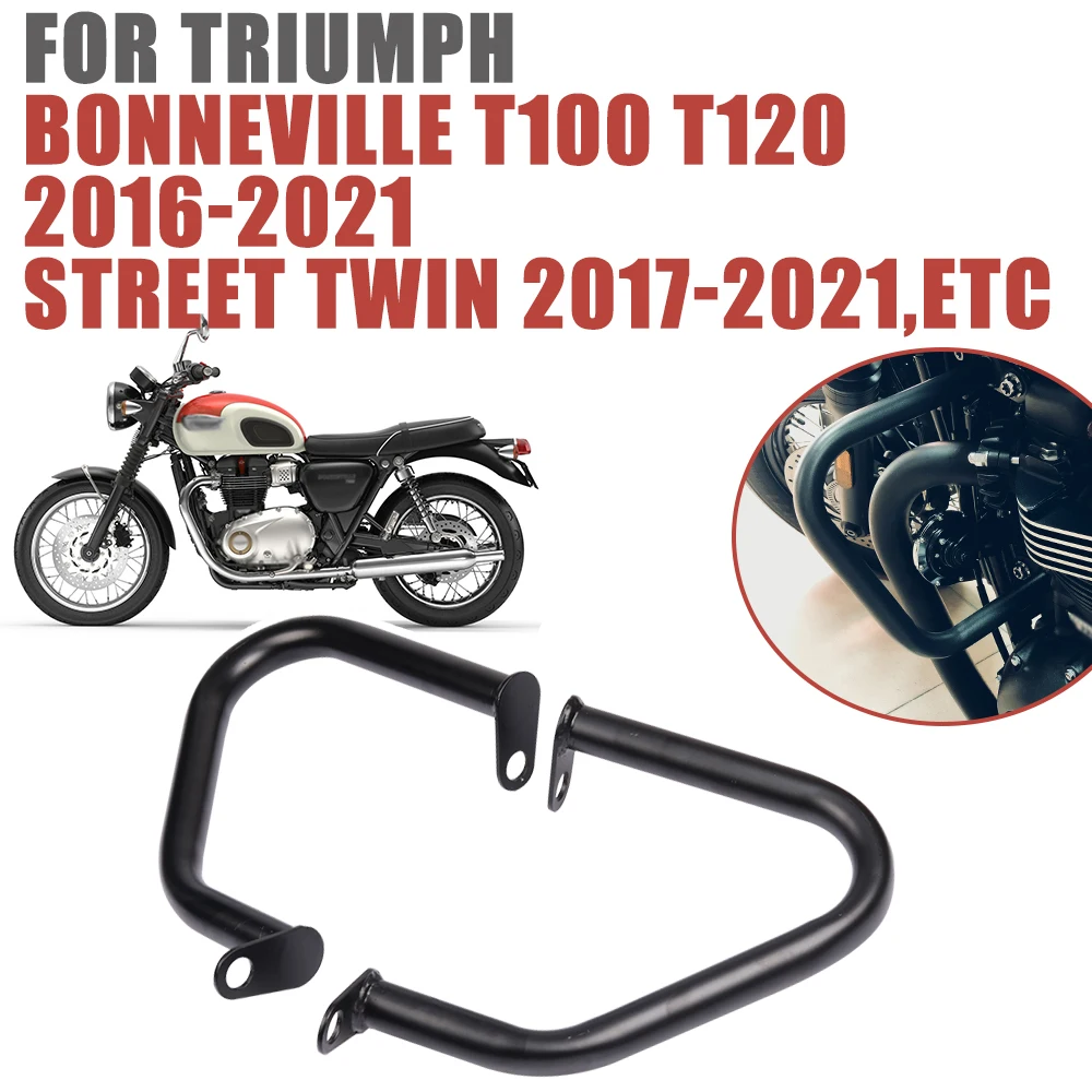 

For Triumph Bonneville T100 T120 Bobber Thruxton 1200/R Street Cup/Twin Speed Master Motorcycle Engine Guard Crash Bars Bumper