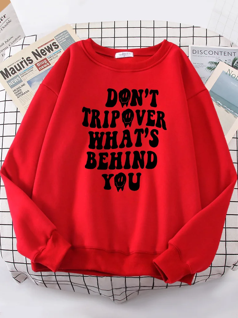 Женские толстовки с круглым вырезом модные повседневные свитшоты надписями