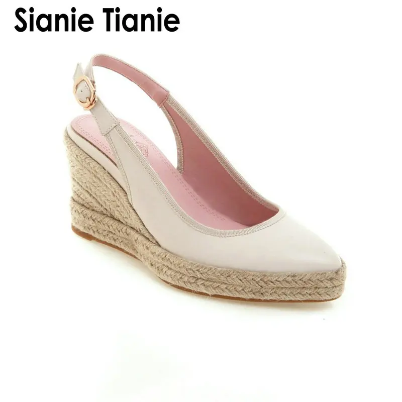 QPLYXCO коллекция Лето 2020 года пикантная женская обувь с острым носком на платформе