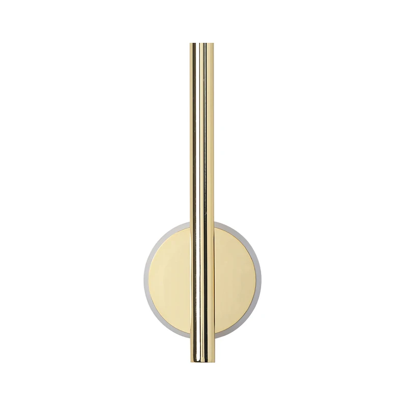 Настенный светильник с золотой трубкой светодиодное бра сделай сам для спальни