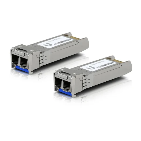 UBIQUITI UF-SM-10G SFP + модули и кабельное соединение на 10 км, 10 Гбит/с, UFiber модули и LC одномодовый волоконный кабель 2 упаковки - изображение