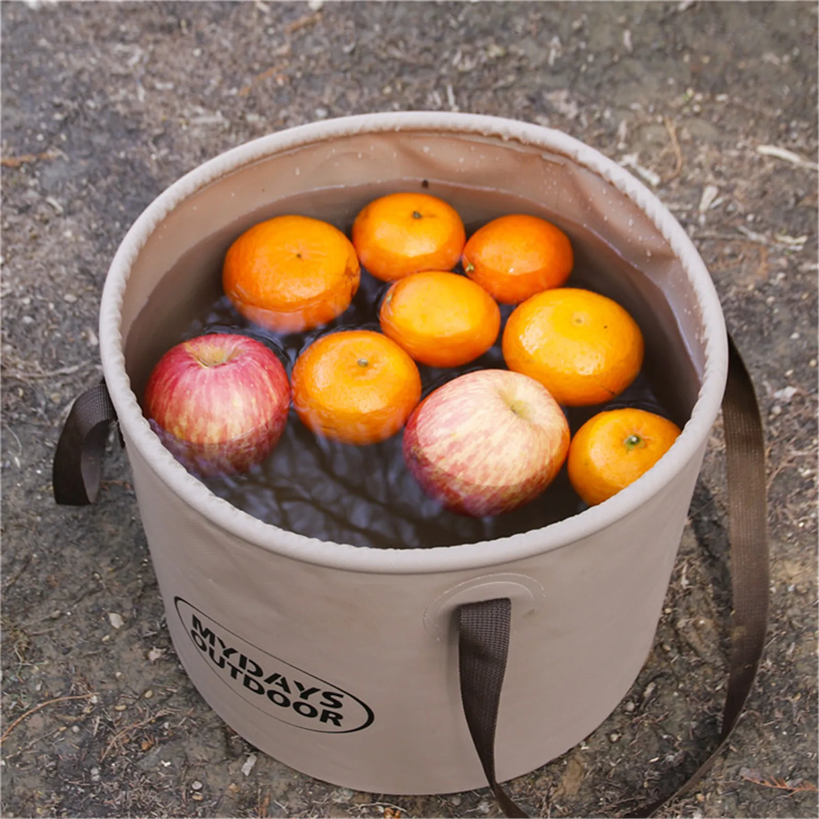 

Multifunctional Collapsible Bucket 5 Gallon Container Collapsible Bucket With Handle Water Container Fishing Bucket For Camping
